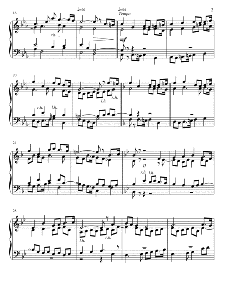 Processional March In Eb Major For Organ Op 3 Page 2