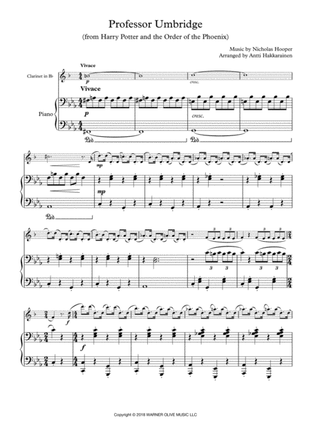 Professor Umbridge Clarinet Piano Page 2