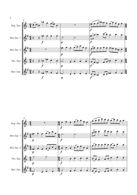 Promenade Mussorgsky Saatb Saxophone Quintet Page 2