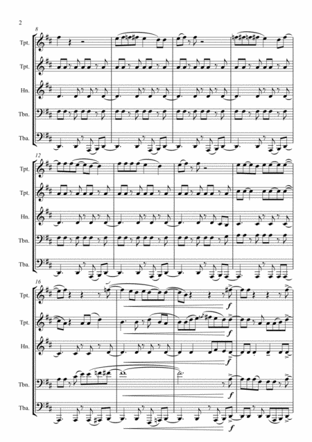 Proud Mary Rollin On The River Brass Quintet Page 2