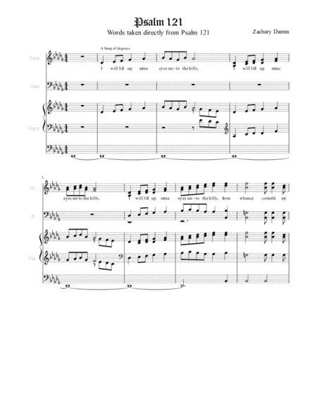 Psalm 121 Organ Page 2