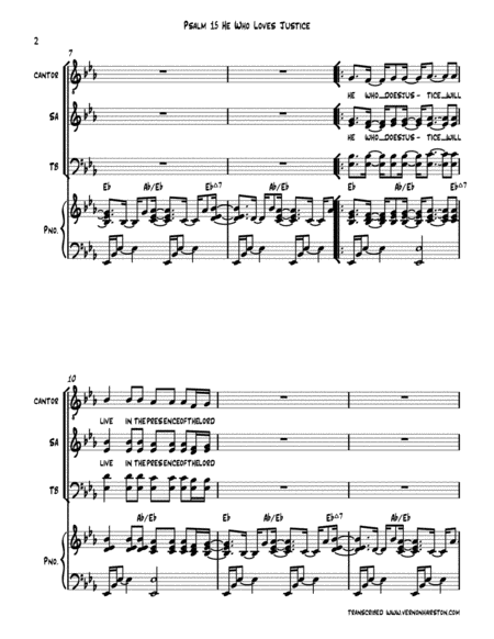 Psalm 15 He Who Does Justice Page 2