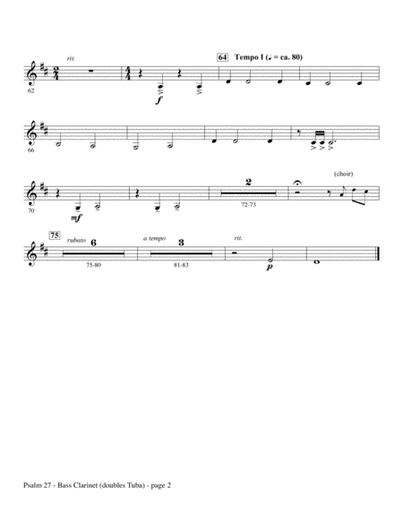 Psalm 27 Bass Clarinet Sub Tuba Page 2
