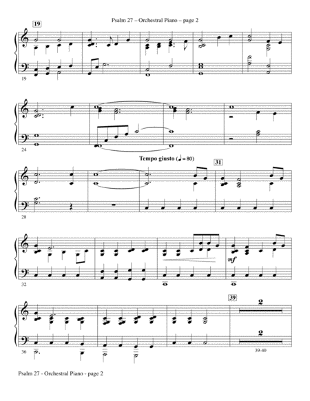 Psalm 27 Piano Page 2