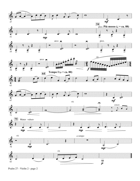 Psalm 27 Violin 2 Page 2