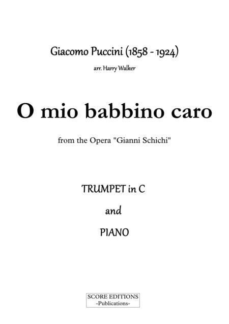 Puccini O Mio Babbino Caro For Trumpet In C And Piano Page 2