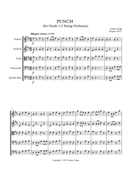 Punch For Grade String Orchestra Page 2