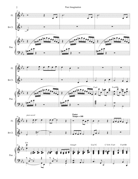 Pure Imagination Duet For Flute And Bb Clarinet Page 2