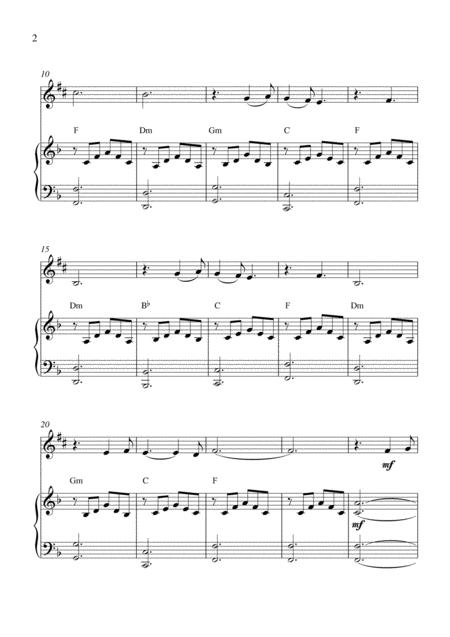 Put Your Head On My Shoulder Alto Saxophone Solo And Piano Accompaniment With Chords Page 2