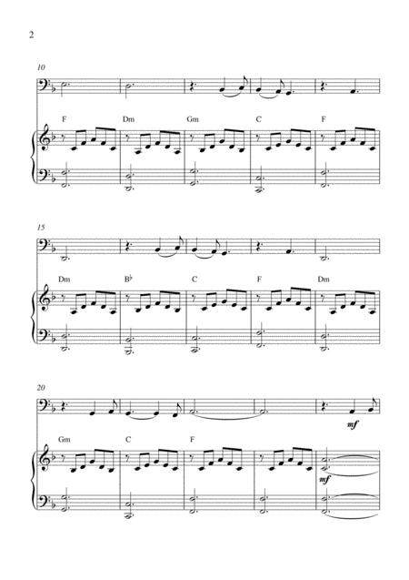 Put Your Head On My Shoulder Bassoon Solo And Piano Accompaniment Page 2