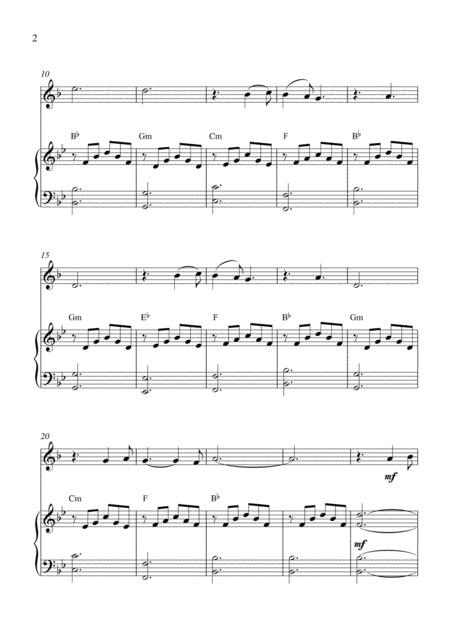 Put Your Head On My Shoulder English Horn Solo And Piano Accompaniment Page 2