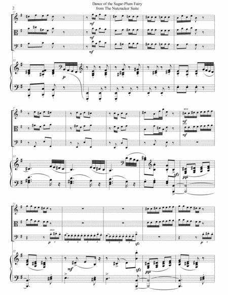 Pyotr Tchaikovsky Dance Of The Sugar Plum Fairy Nutcracker Ballet Arr For Piano Quartet Score And Parts Page 2