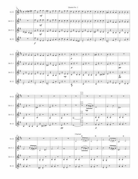 Quartet No 2 For Clarinet Quartet Page 2