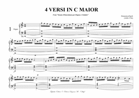 Quattro Versi In C Major D Zipoli Page 2
