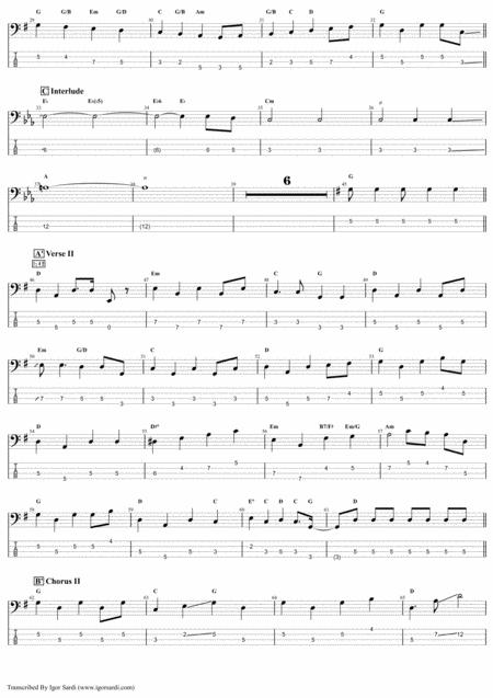 Queen 39 Live Killers Bass Transcription Page 2
