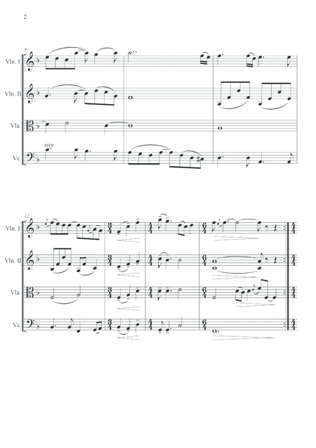 Queen Love Of My Life String Quartet Page 2