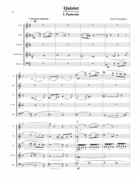 Quintet For Winds Page 2