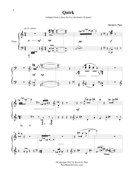 Quirk Original Piano Solo Page 2