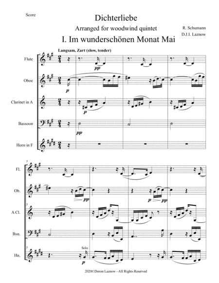 R Schumann Dichterliebe Woodwind Quintet Page 2