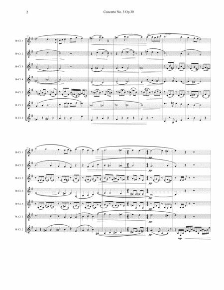Rachmaninoff Piano Concerto No 3 Clarinet Choir Page 2
