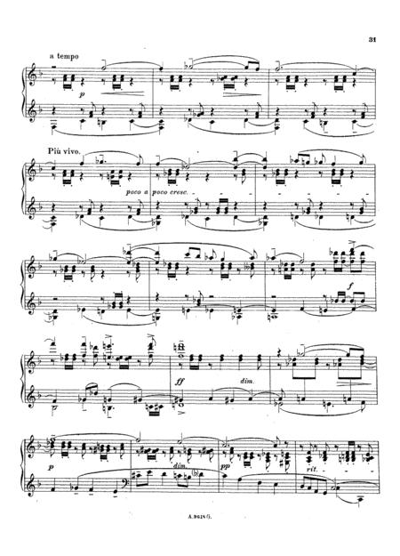 Rachmaninoff Prelude Op 32 No 7 In F Major Original Complete Version Page 2