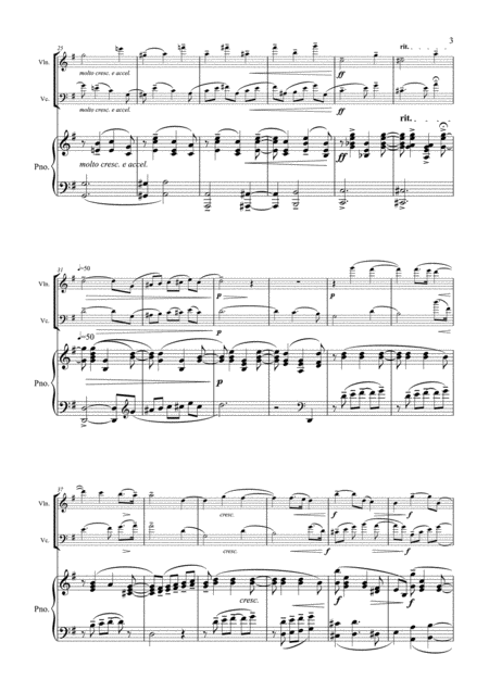 Rachmaninov Prelude Op23 No10 Piano Trio Page 2