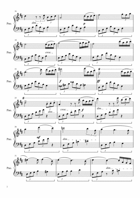 Rachmaninov Variation 18 From Rhapsody On A Theme Of Paganini Complete Version Page 2