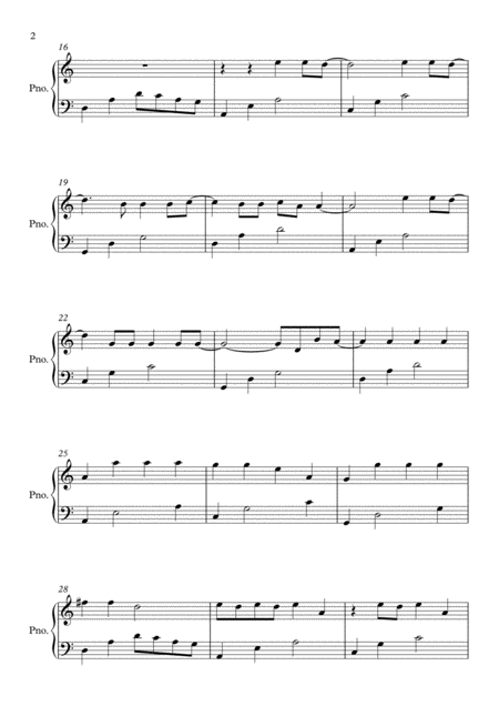 Radioactive A Minor By Imagine Dragons Easy Piano Page 2