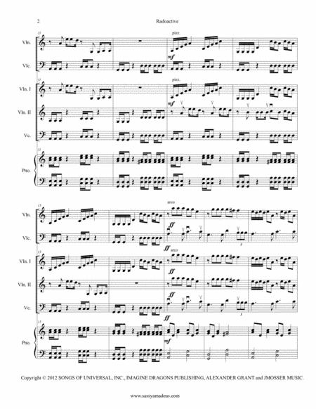 Radioactive For String Ensemble Page 2
