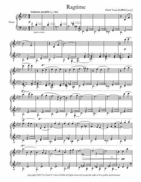 Ragtime A Piano Waltz Page 2