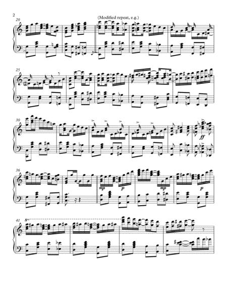 Ragtime Toccata 1 Efficiency Remix Op 27 Page 2