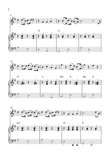 Raindrops Keep Fallin On My Head Oboe Solo And Piano Accompaniment With Chords Page 2