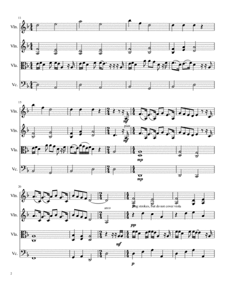 Rains Of Castamere String Quartet Page 2