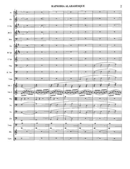 Rapsodia Alabaresque Score Page 2