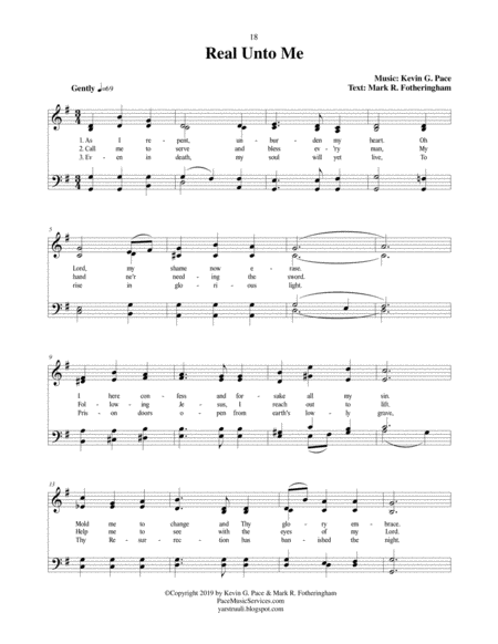 Real Unto Me An Original Hymn Page 2