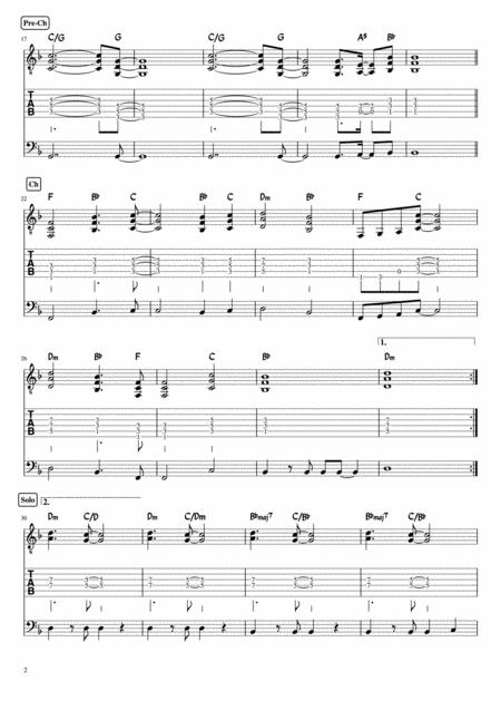 Reason To Live Kiss Guitar And Bass Page 2