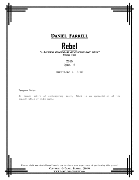 Rebel A Satirical Commentary On Contemporary Music String Trio Op 6 Page 2