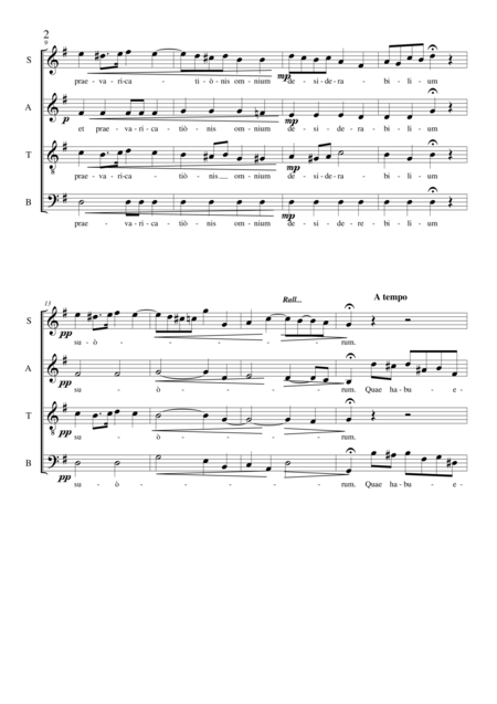 Recordata Verse For Choir Satb A Cappella Page 2