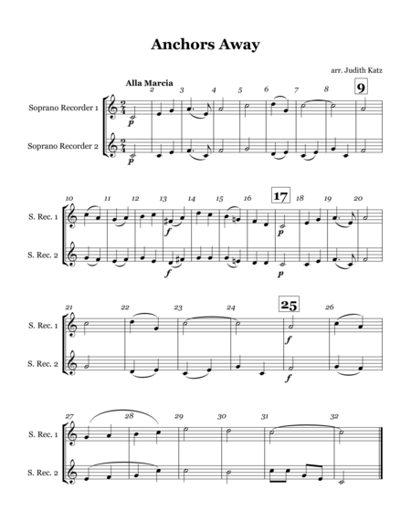 Recorder Duet Collection Page 2