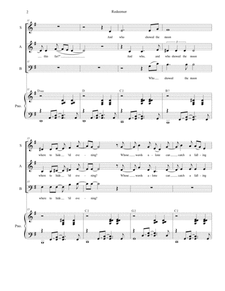 Redeemer For Vocal Trio Sab Page 2