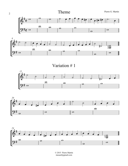 Redundancy Variations On A Given Cantus Firmus Keyboard Page 2