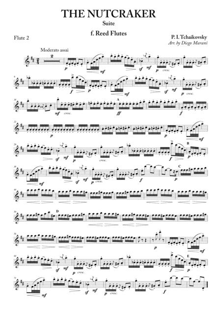 Reed Flutes From Nutcracker Suite For Flute Quartet Page 2