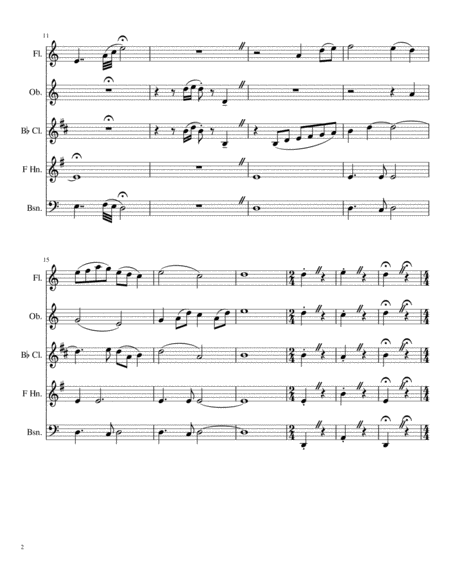 Reflection For Wind Quintet Page 2