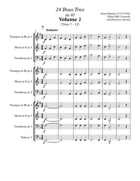 Reicha 24 Brass Trios Vol 3 Trios 13 18 Page 2