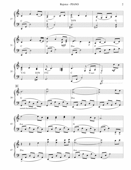 Rejoice Piano Flute Strings Page 2