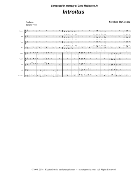 Requiem Full Score Page 2