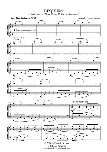 Requiem Sad Funeral Piano Page 2