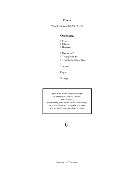 Requiem Vocal Score Page 2