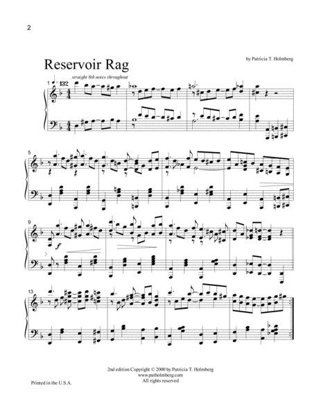 Reservoir Rag Page 2