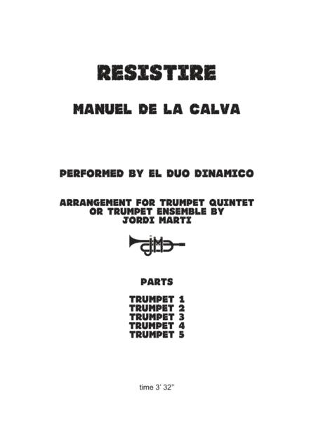 Resistire Trumpet Quintet Page 2